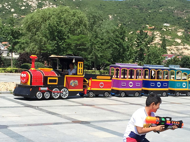 無軌仿古火車_兒童游樂設施